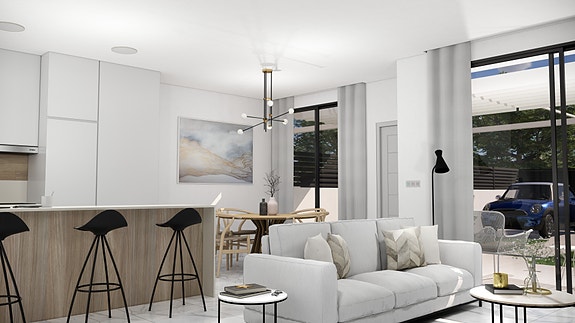 NYHET! Moderne rekkehus | 3 sov og 2 bad | Stor uteplass | Mulighet for basseng og takterrasse