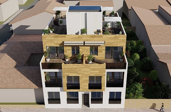 Nøkkelferdig! Ny moderne leilighet med 3 soverom - Privat hage med basseng