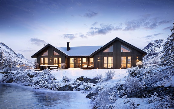 Fantastisk beliggenhet på høyfjellet - på toppen av Uvdal