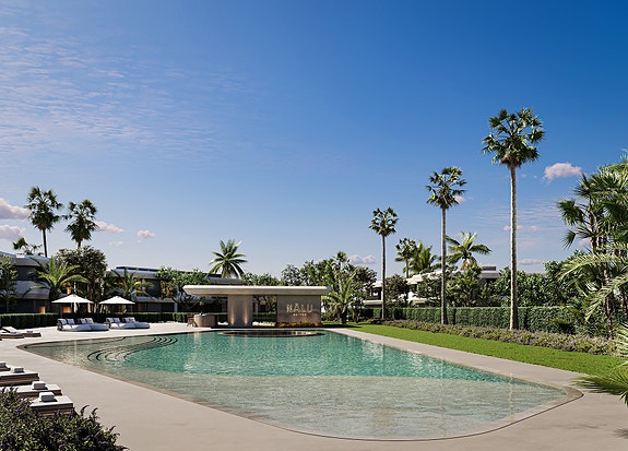 Nydelig leilighet med eksklusive fellesområder | 3 soverom og eget privat basseng på terrassen