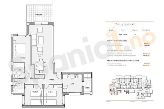 SOLGT! Leilighet med 3 soverom og 2 bad | Flotte fellesarealer | Nær golfbaner og turmuligheter