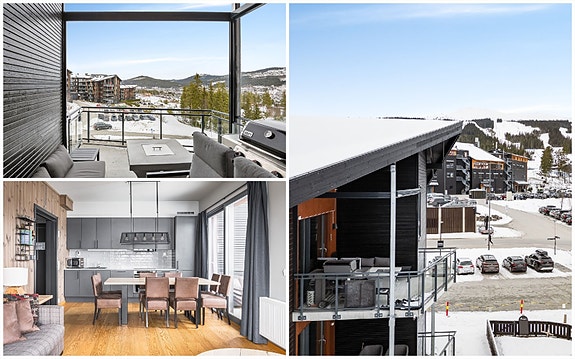 Velkommen til The Lodge Trysil og Hotellvegen 2! En moderne 4-roms selveiet fritidsleilighet i toppetasjen i et ettertraktet nyere bygg fra 2019.