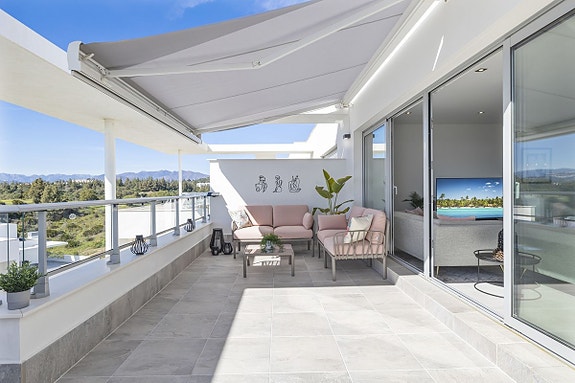 Eksklusiv penthouse med 4 soverom og spektakulær utsikt i Mijas Costa