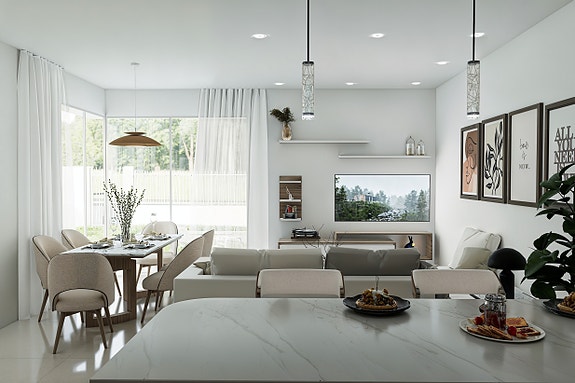 SOLGT! | Nydelig bolig med 3 soverom og 2 bad | Flott uteområde med privat basseng | Garasje og takterrasse