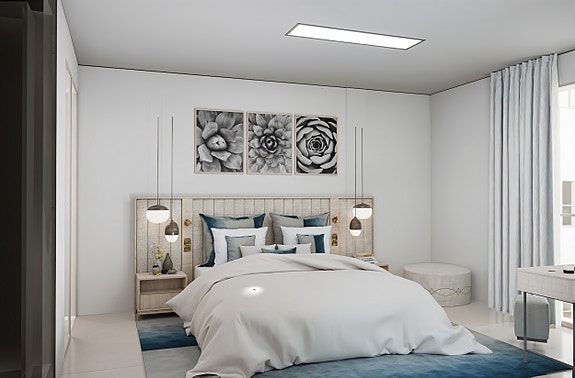 SOLGT! | Nydelig bolig med 3 soverom og 2 bad | Flott uteområde med privat basseng | Garasje og takterrasse