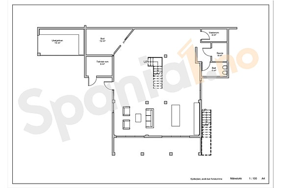 Plantegning underetasje