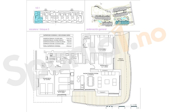 Kun 400 m fra havet | Eksklusiv leilighet med 4 soverom og 3 bad | Stor terrasse 35m2 | Flotte fellesområder