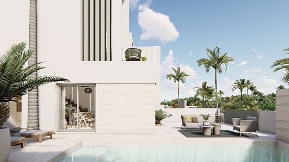 Råflott villa med 3 soverom | Takterrasse og attraktiv beliggenhet i Ciudad Quesada.