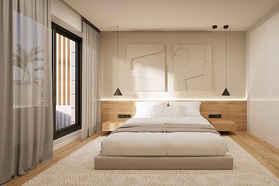 Duplex Penthouse! Kun 200 m til stranden | 3 soverom og 2 bad | Takterrasse | Attraktiv beliggenhet