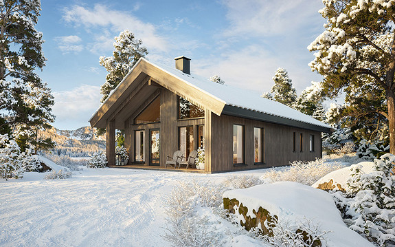 Jølster - Moderne, ny hytte på sjeldan god utsiktstomt - fjelltur, topptur, fiske, alpin og golf