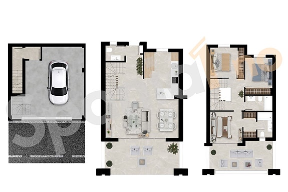 Plantegning rekkehus type A