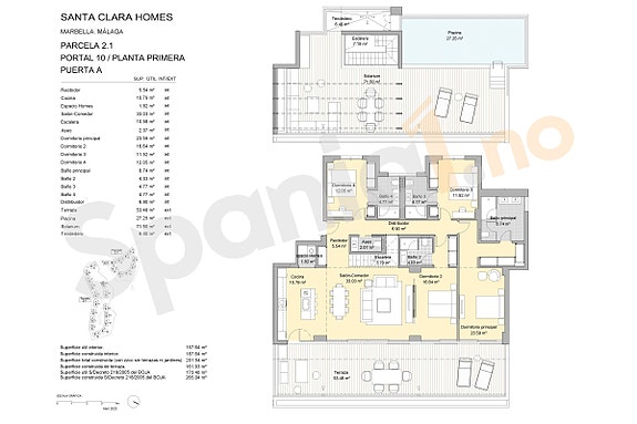 Luksuriøs Duplex Penthouse med 4 soverom og 4 bad | Takterrasse med basseng | Nydelige fellesområder!