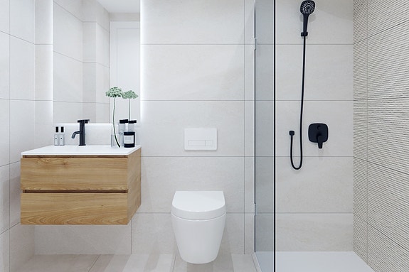 Nyhet | Penthouse-leilighet med takterrasse på 90 m2 | Nær strand og koselig båthavn | 3 soverom og 2 bad