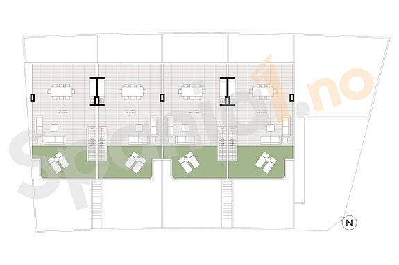 Nyhet | Penthouse-leilighet med takterrasse på 90 m2 | Nær strand og koselig båthavn | 3 soverom og 2 bad