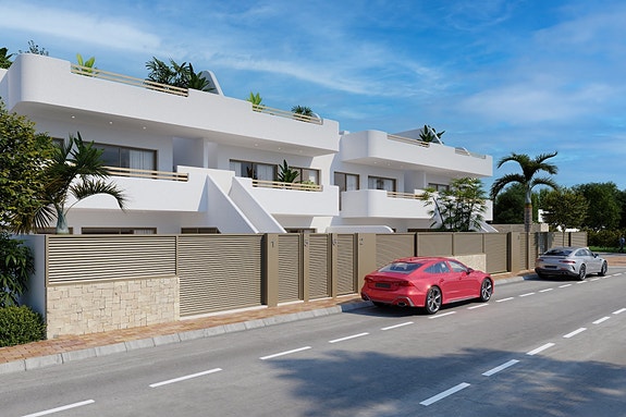 Nyhet | Penthouse-leilighet med takterrasse på 90 m2 | Nær strand og koselig båthavn | 3 soverom og 2 bad