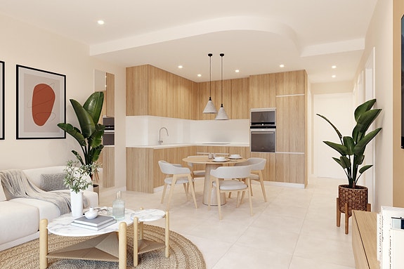 Nyhet | Penthouse-leilighet med takterrasse på 90 m2 | Nær strand og koselig båthavn | 3 soverom og 2 bad