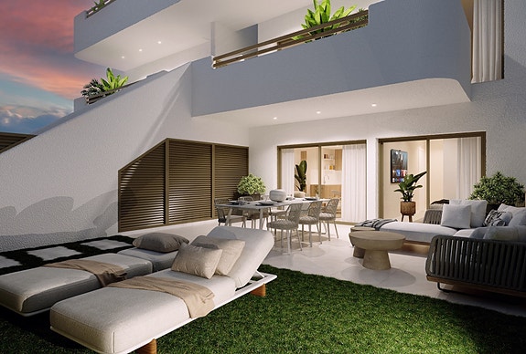 Nyhet | Penthouse-leilighet med takterrasse på 90 m2 | Nær strand og koselig båthavn | 3 soverom og 2 bad