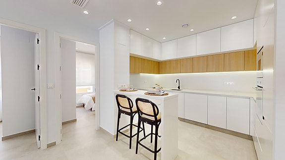 Leilighet med 3 soverom i nytt prosjekt - Stor terrasse - Fellesområde med basseng, spa og grøntområder