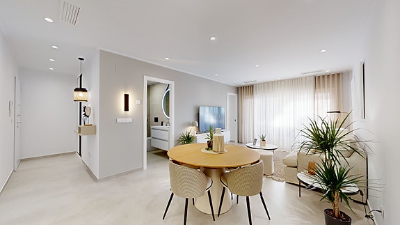 Leilighet med 3 soverom i nytt prosjekt - Stor terrasse - Fellesområde med basseng, spa og grøntområder