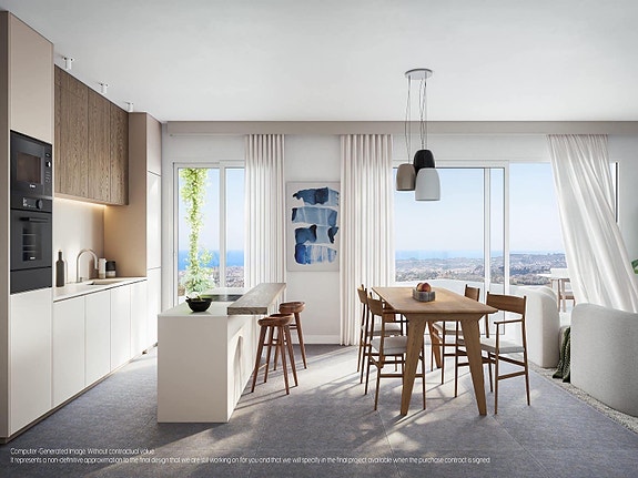Eksklusiv penthouse-leilighet med 3 soverom | Panorama havutsikt | Terrasse på 185 m2 | Flotte fellesområder