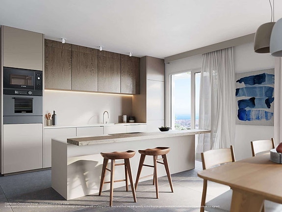 Eksklusiv penthouse-leilighet med 3 soverom | Panorama havutsikt | Terrasse på 185 m2 | Flotte fellesområder
