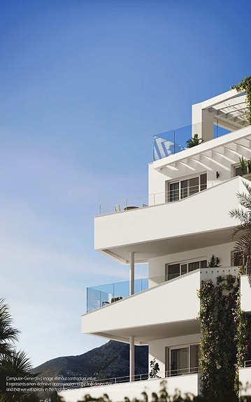 Eksklusiv penthouse-leilighet med 3 soverom | Panorama havutsikt | Terrasse på 185 m2 | Flotte fellesområder