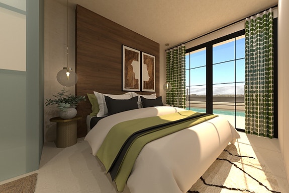 Moderne villa med takterrasse og eget basseng | Møbler, hvitevarer og A/C  inkludert | 3 soverom og 2 bad |