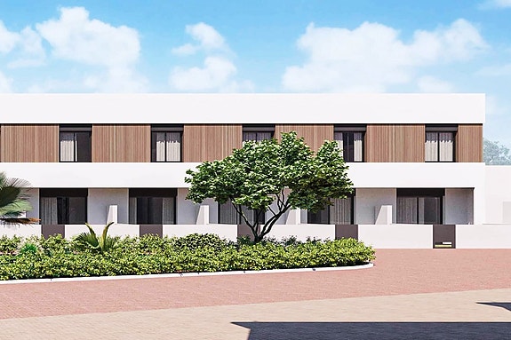 Moderne rekkehus med 3 soverom - Takterrasse og privat basseng i solrike omgivelser