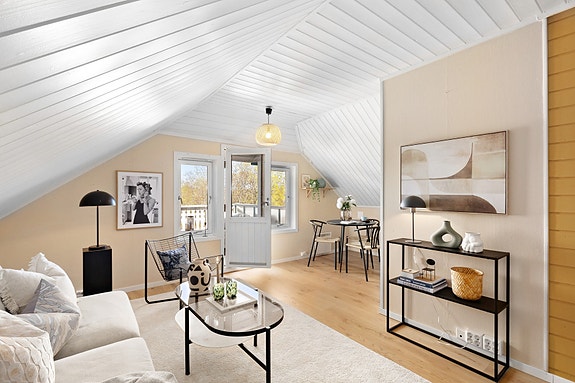 Velkommen til Innherredsveien 87 - en særdeles lekker 2-roms selveier med egen, privat terrasse.