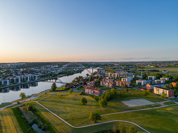 Dette er Prestelandet - et godt og sentralt sted å bo i Fredrikstad.