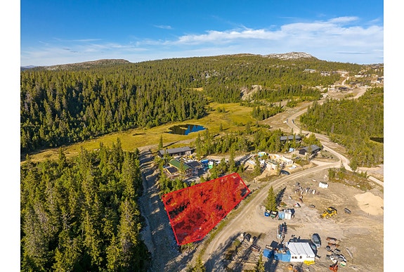 Svartskardvegen 52 markert (cirka)