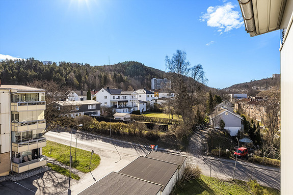 Utsikt fra kjøkken balkongen!