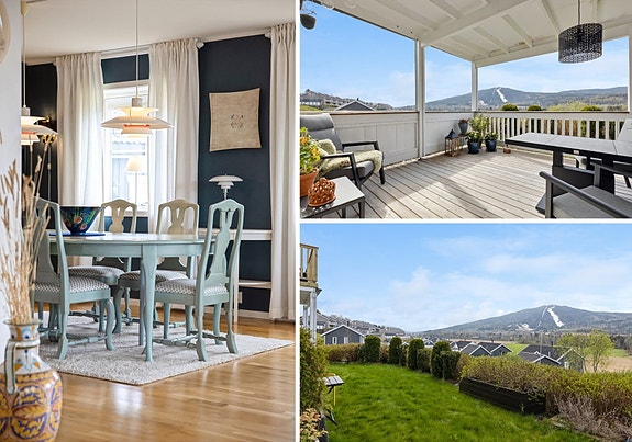 Velkommen til en stor og pen selveierleilighet med nydelig utsikt mot Varingskollen. Dette er et godt sted å bo uansett alder.