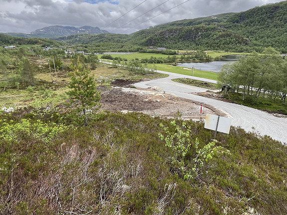 Flott utsiktstomt på Kvæven
