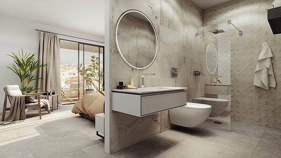 Stor råflott villa med privat basseng og takterrasse | 4 soverom, 3 bad og nydelig uteområde