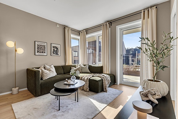 Velkommen til en særdeles lekker og modere 2-roms fra 2021!