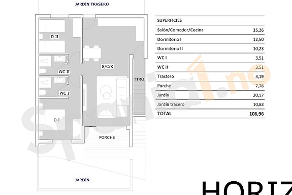 Ny leilighet med egen hage | 2 soverom og 2 bad | Flott fellesområde med basseng | Parkering