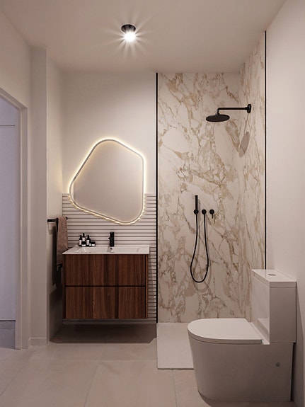 Ny hjørne-leilighet med egen hage | 3 soverom og 2 bad | Flott fellesområde med basseng