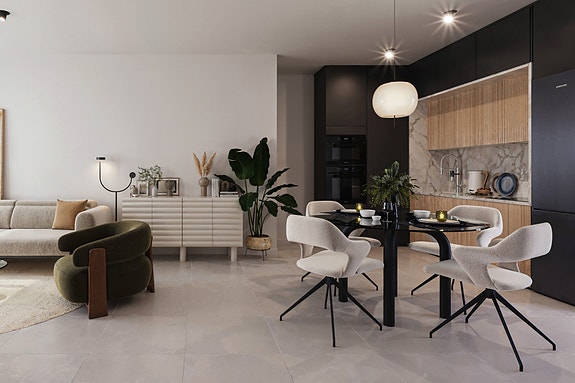 Ny leilighet med egen hage | 2 soverom og 2 bad | Flott fellesområde med basseng | Parkering