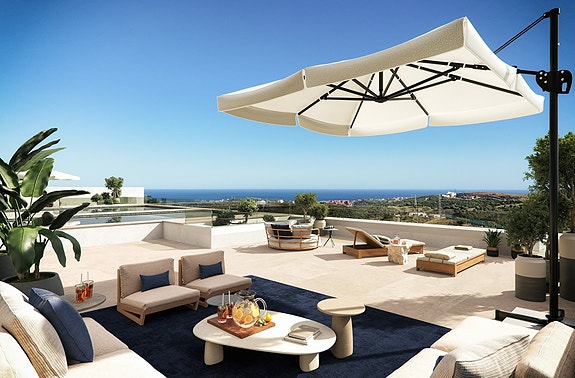 Ny eksklusiv penthouse - Privat basseng, takterrasse og tilgang til tropisk lagune