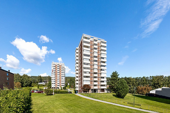 Arealene er pent opparbeidet med store grøntarealer med sittegrupper, lekeplass, plener og beplantning, og er et flott sted å tilbringe tid med familie og venner.