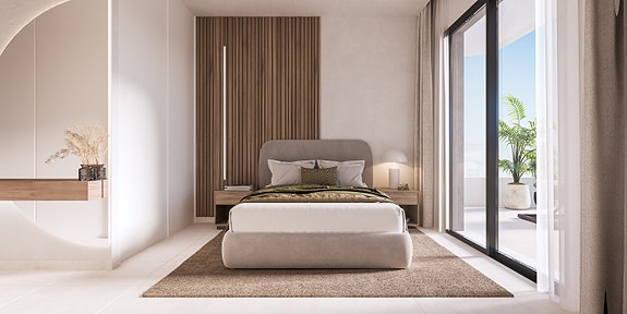 Eksklusiv penthouse med 4 soverom - Stor takterrassse med basseng - Elegante fellesområder - Nær strand og sentrum