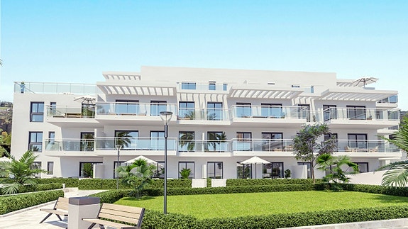 SOLGT! Penthouse med 3 soverom og 2 bad | Stor terrasse 80m2 | Flotte fellesarealer | Nær golfbaner og turmuligheter