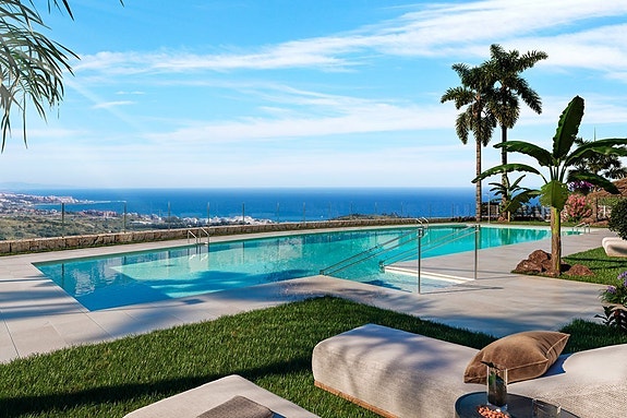 Eksklusiv ny bolig med stor terrasse, moderne design og flotte fellesfasiliteter