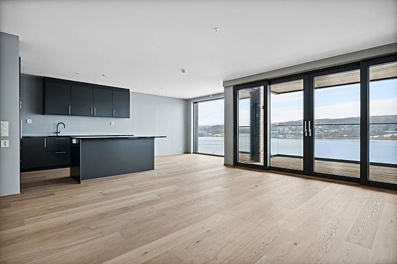 Panorama utsikt til Mossesundet