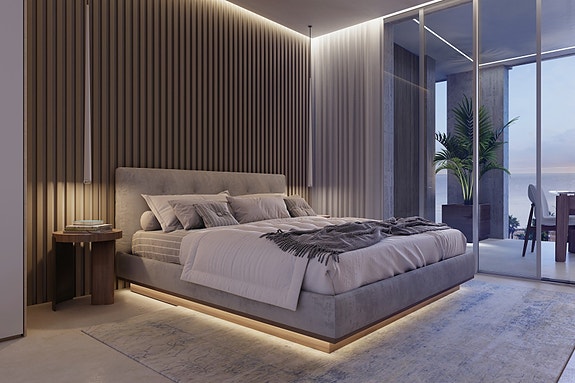 Elegant leilighet rett ved stranden - Moderne design og 3 soverom