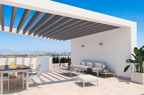 Eksklusiv penthouse med 3 soverom - Stor terrasse og privat takterrasse