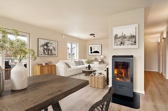 Velkommen til Kopervikgata 10 - en sentrumsnær leilighet med 1 soverom (mulighet for 2 ved enkel ombygging).