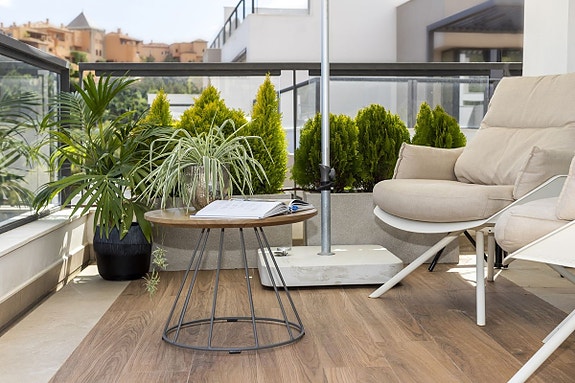 Eksklusiv penthouse-leilighet med stor takterrasse - 3 soverom, havutsikt og moderne komfort