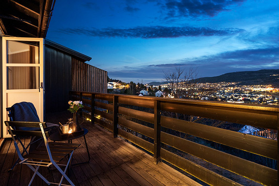 Terrasse og utsikt